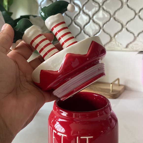 ❤️…Rae Dunn Elf Snow Jar - Picture 2 of 4